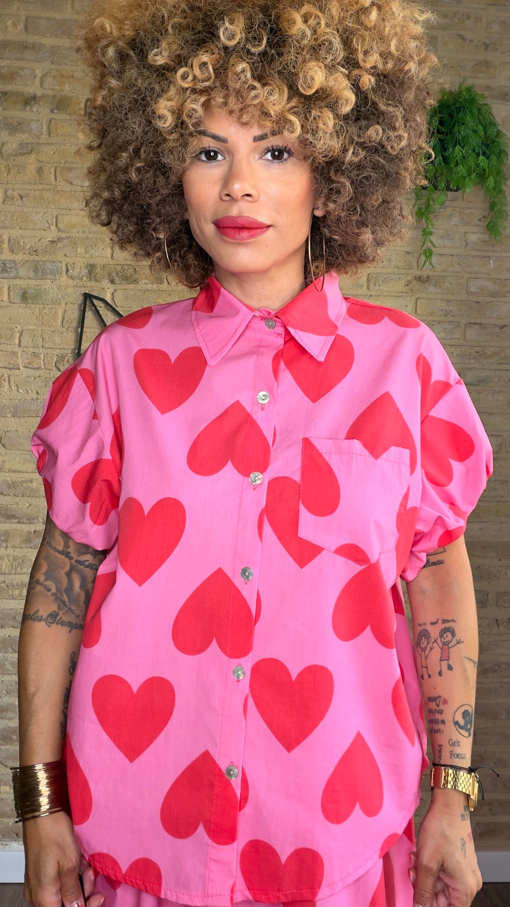 Camisa Corazones