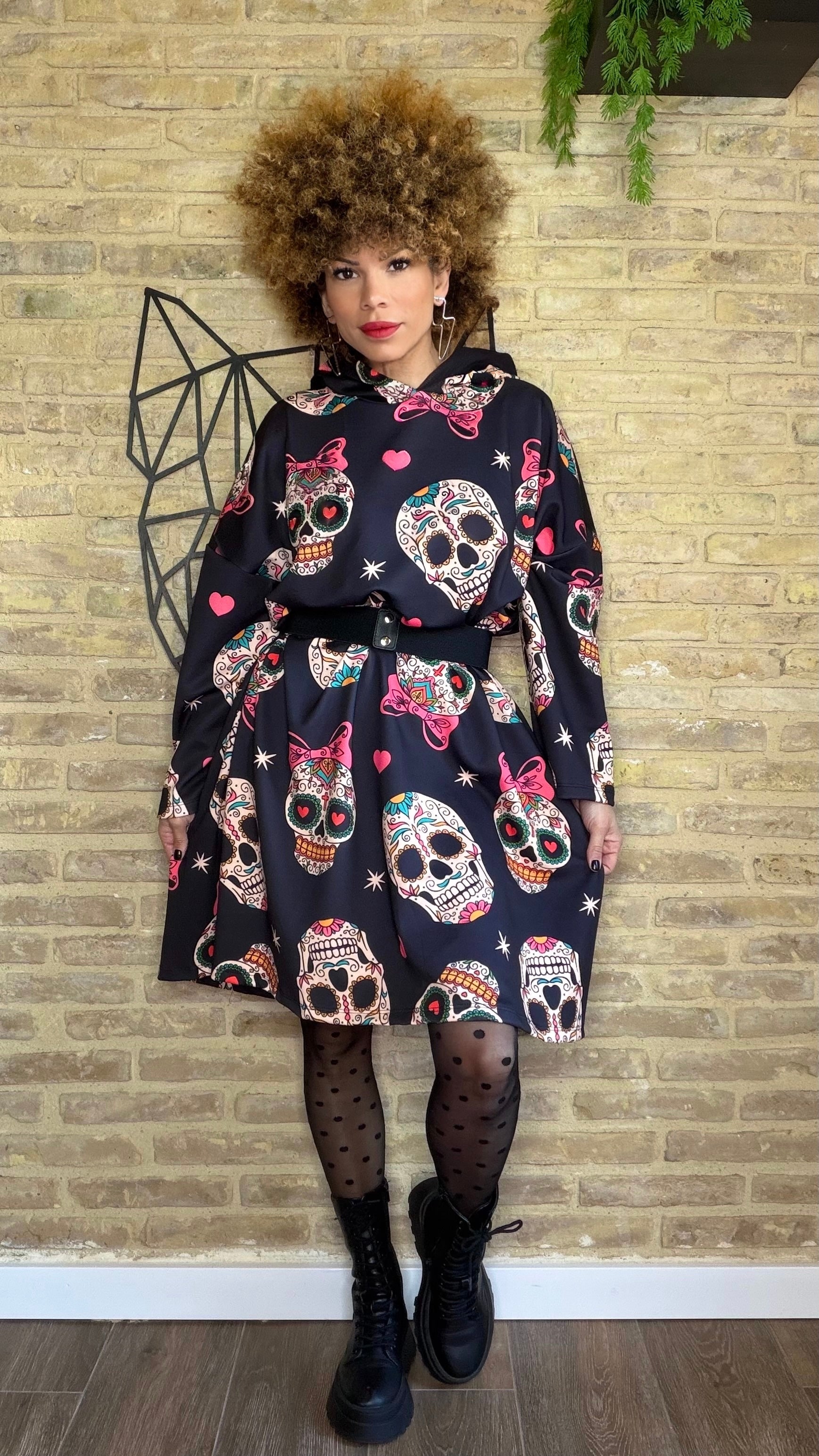 Vestido Calaveras Maxi