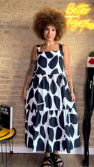 Vestido Black/White