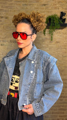 Chaqueta/ Chaleco Denim Retro