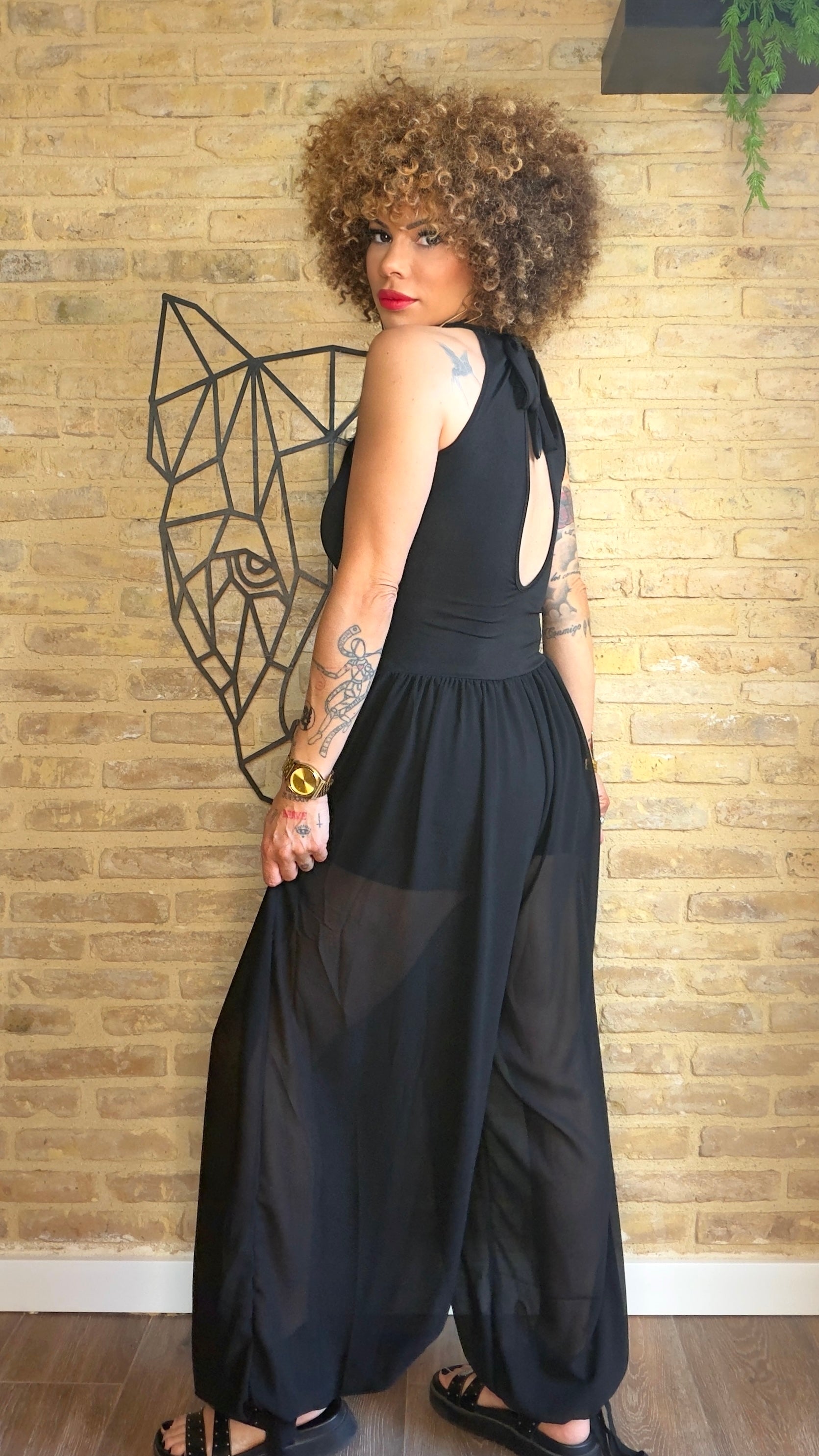 Mono Gasa  Halter ( se mandará Viernes 5 Junio )
