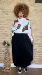 Pantalón Micropana Bombacho Negro