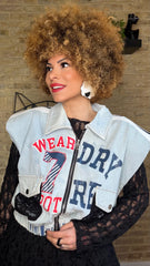 Chaleco Hombrera Denim Premium