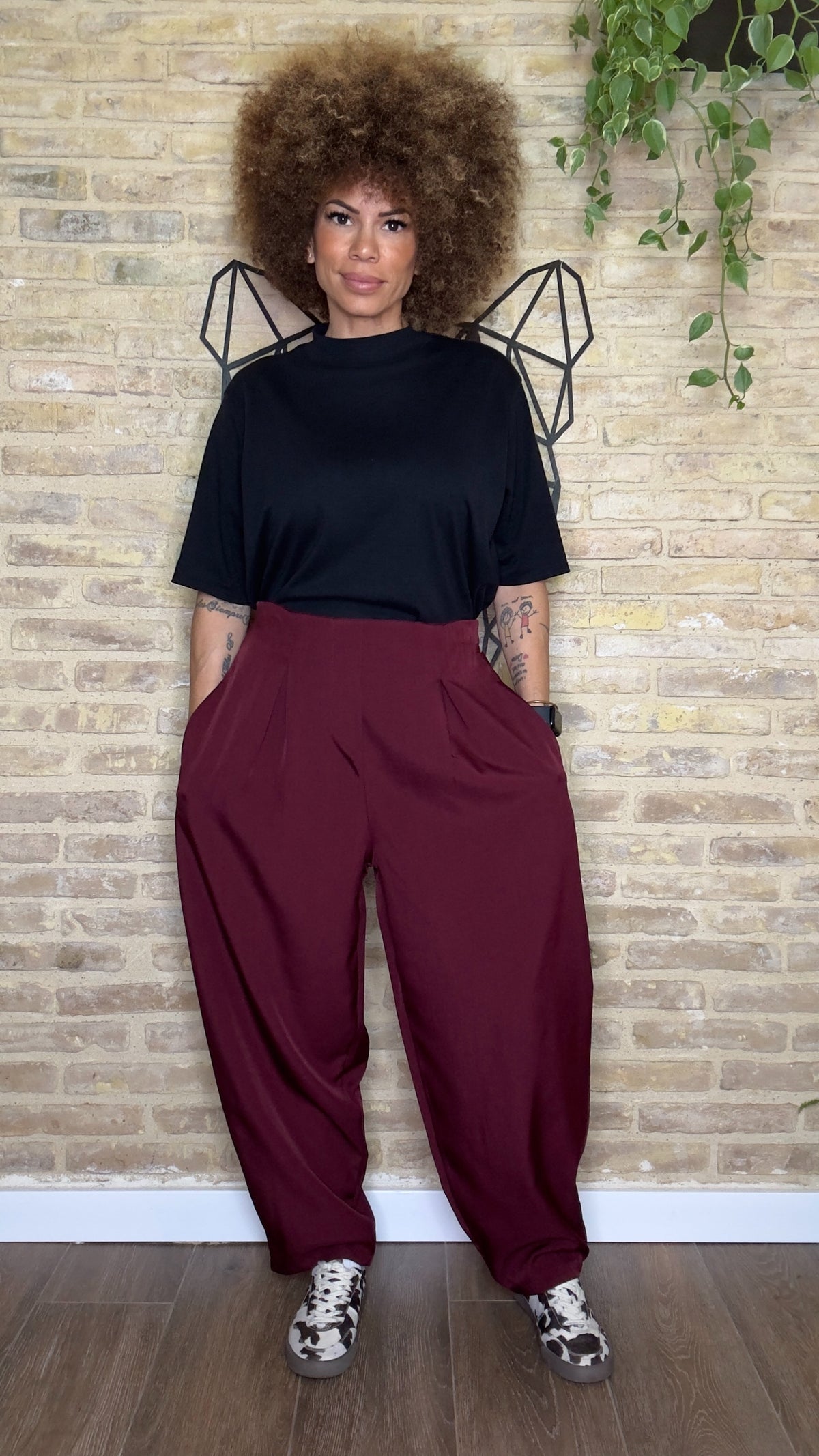 Pantalón Balloon MAXI  Buganvilla