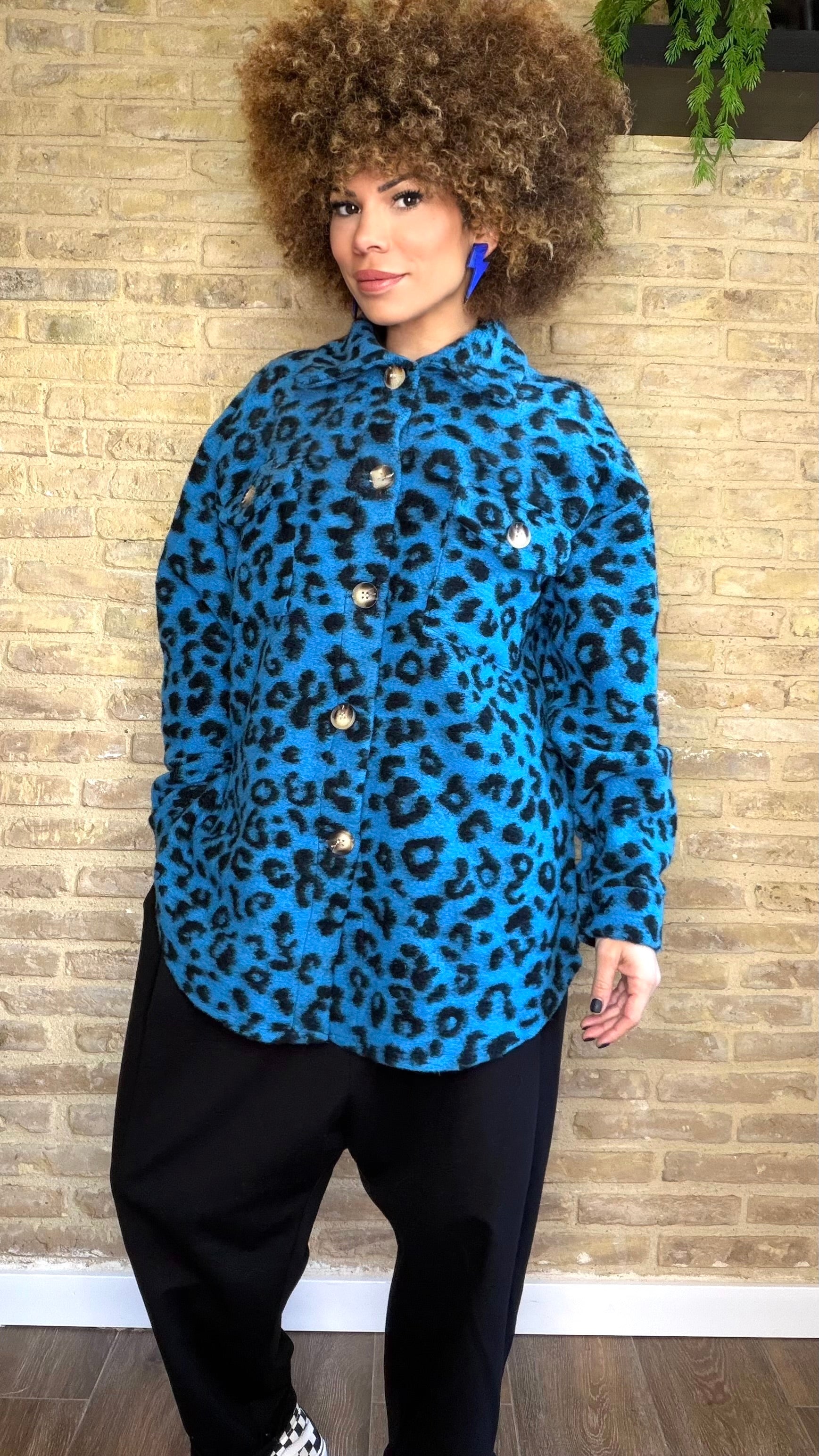 Sobrecamisa Print Azul