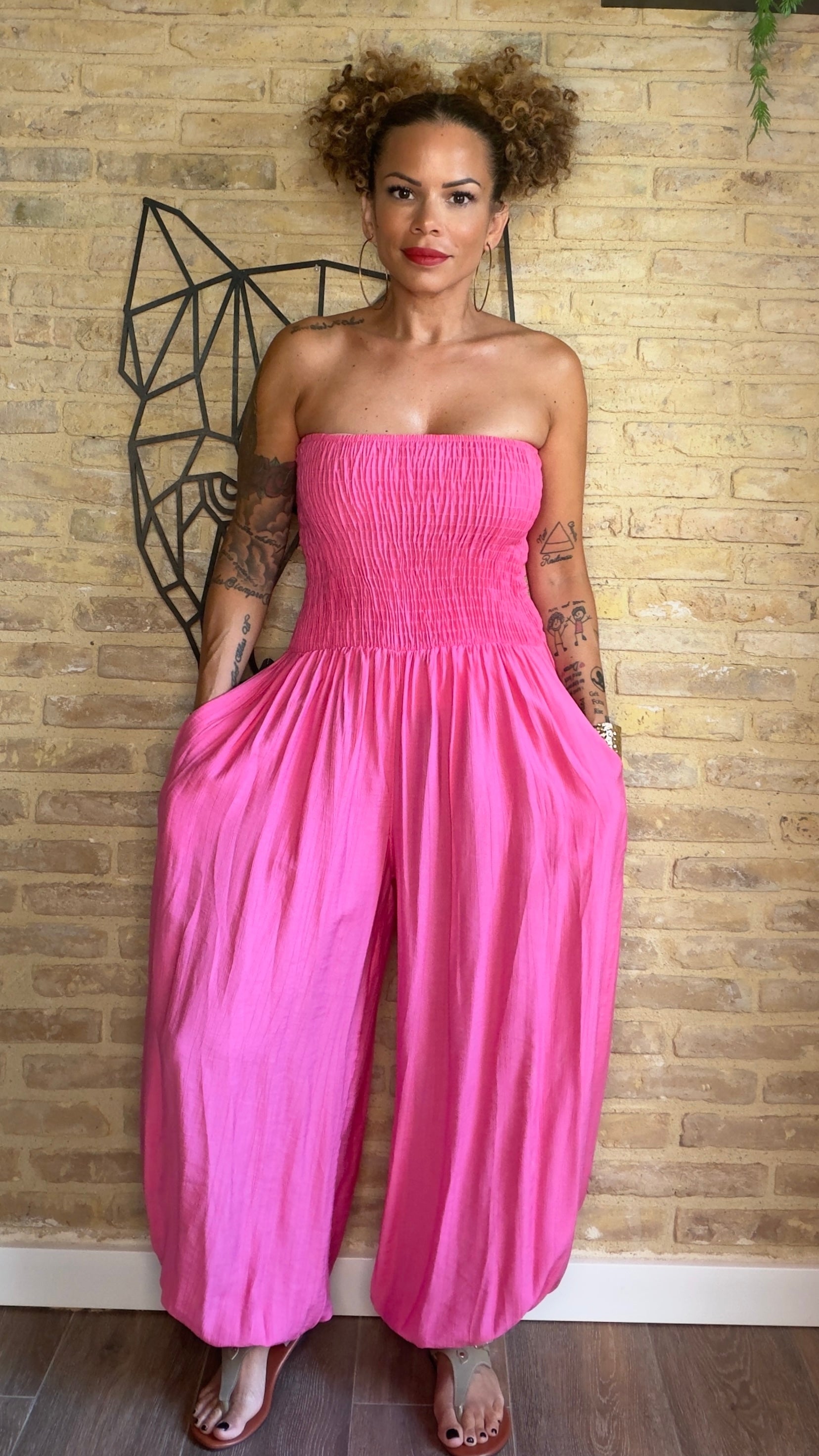 Mono Bombacho Rosa