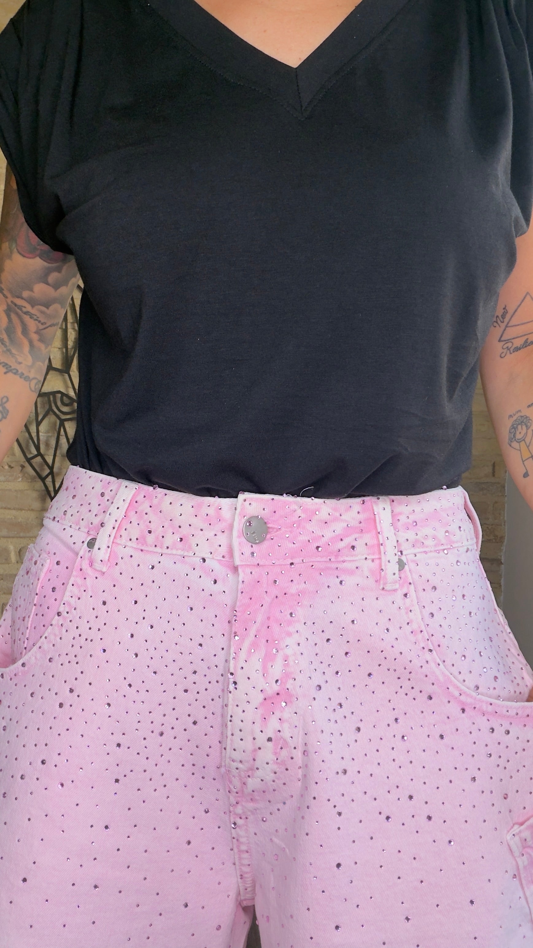 Bermuda Xtrass Rosa Denim