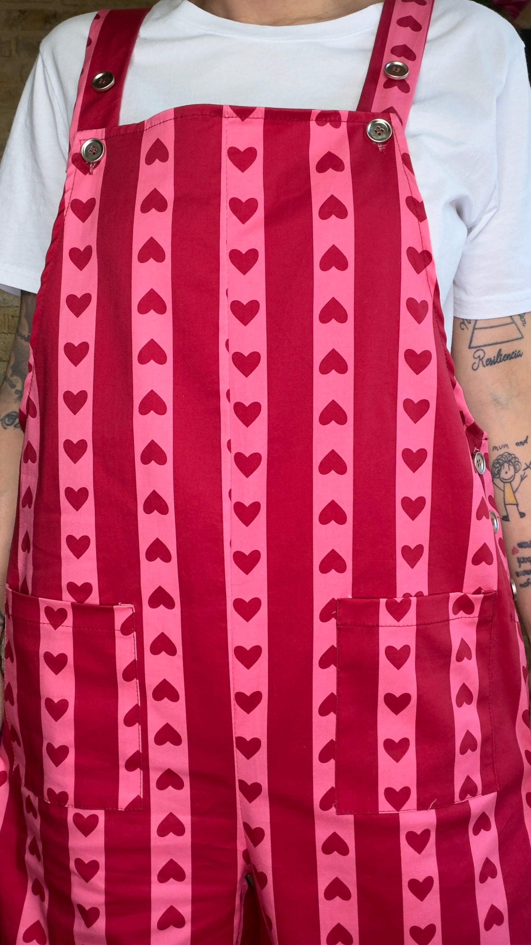 Peto Corazones Rosa/Rojo