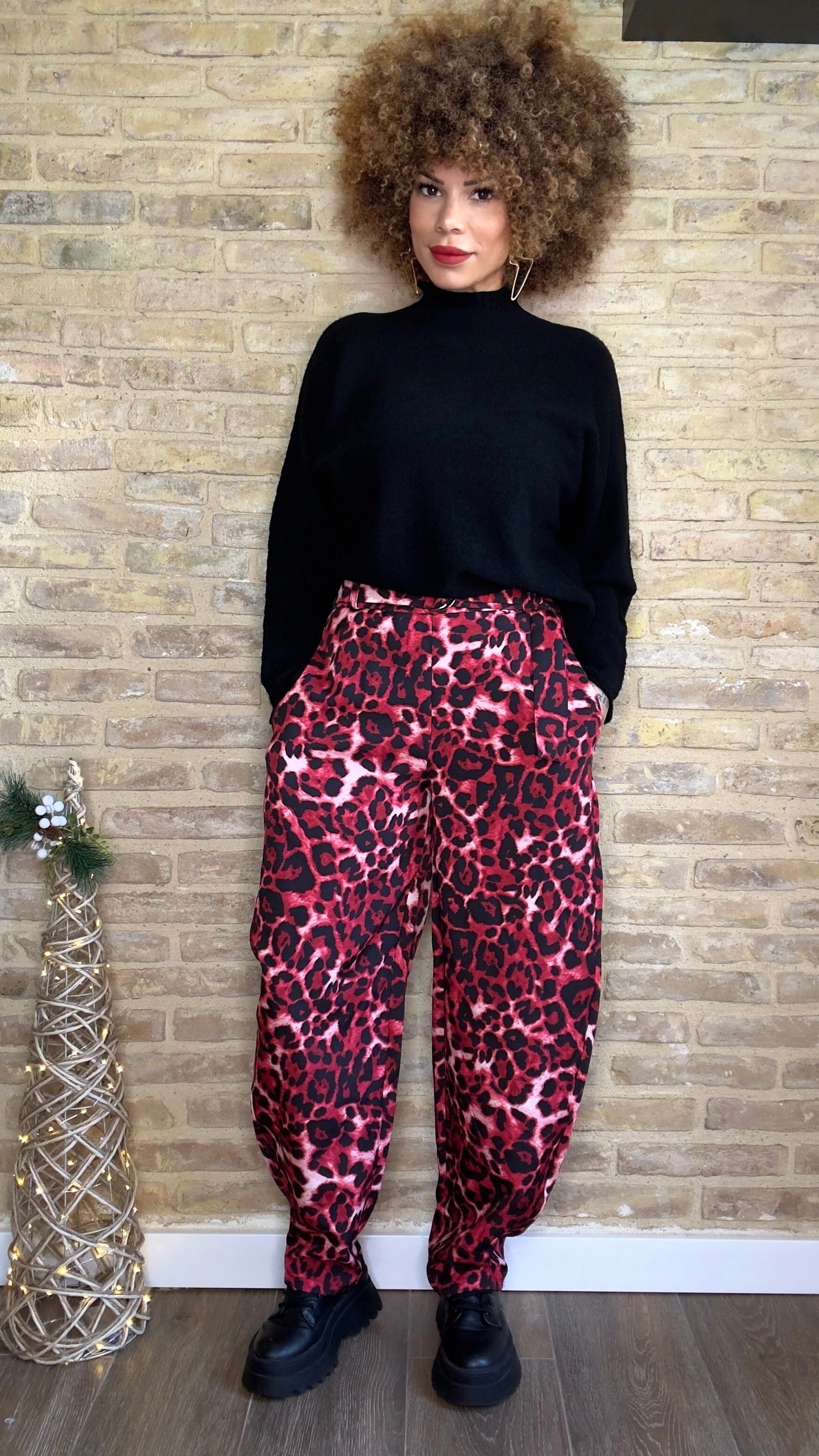 Pantalón Balloon Print 1