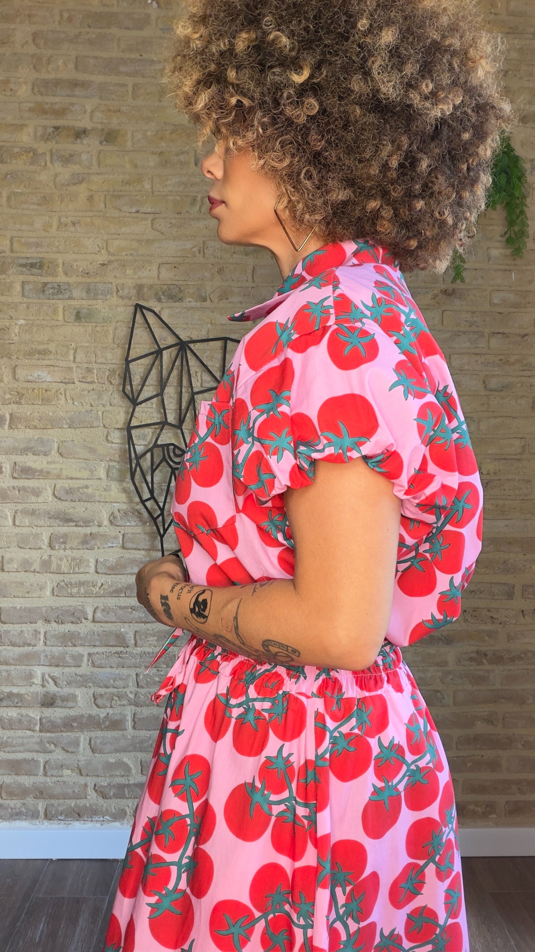 Camisa Tomates Rosa