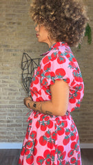 Camisa Tomates Rosa