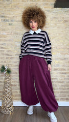 Jersey Rayas Cuello Camisa