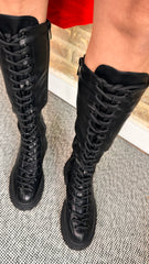 Botas Altas Cordones