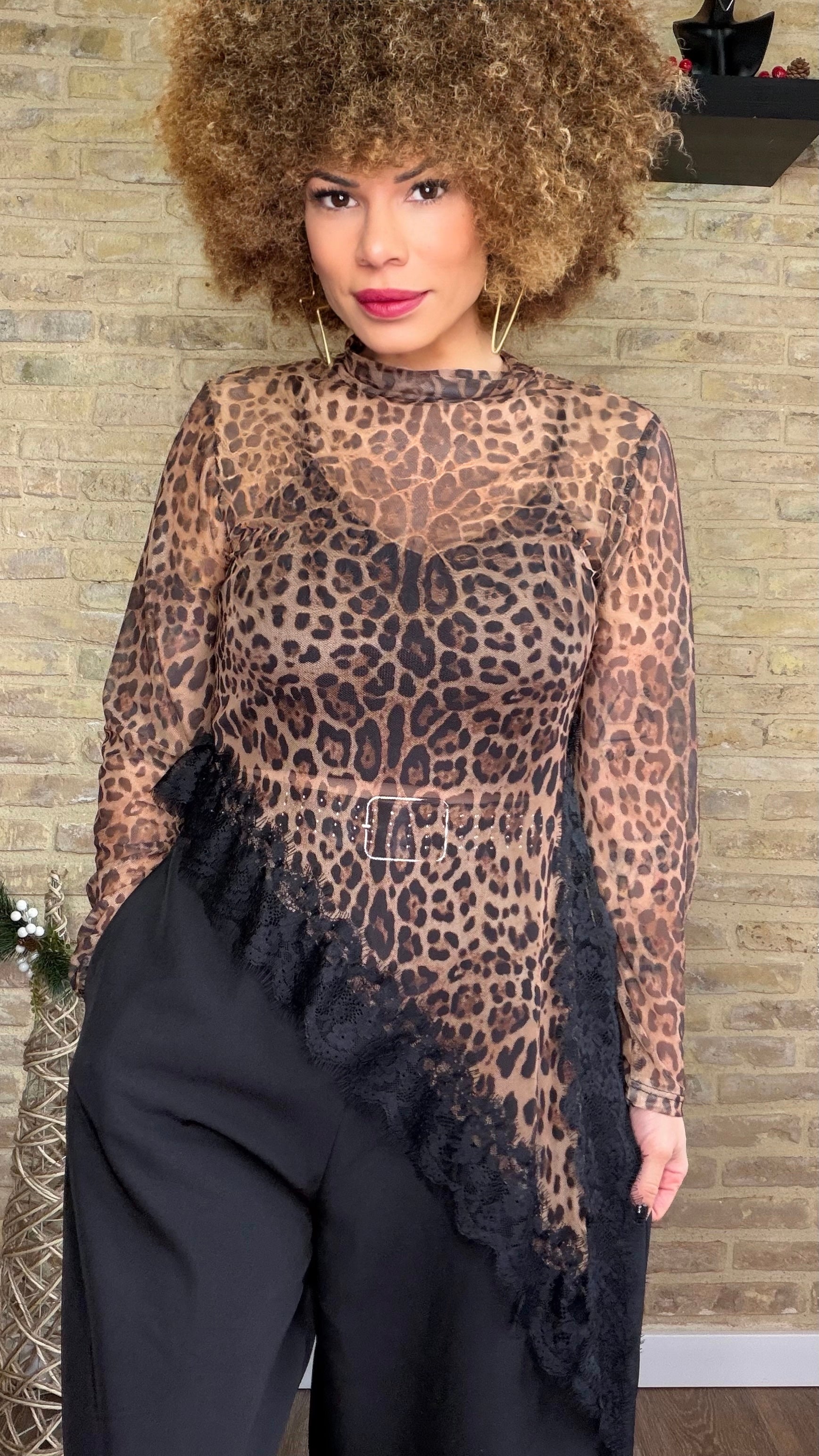 Camiseta Gasa Asimétrica Print