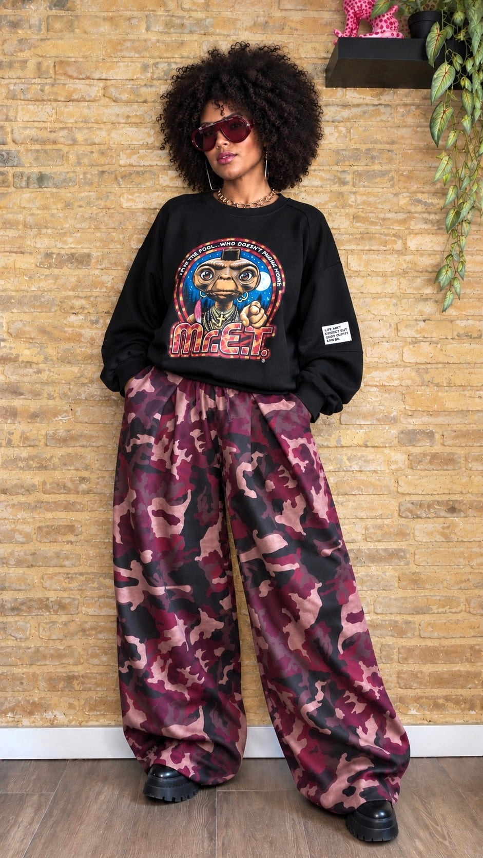 Pantalón Army Tonos Buganvilla
