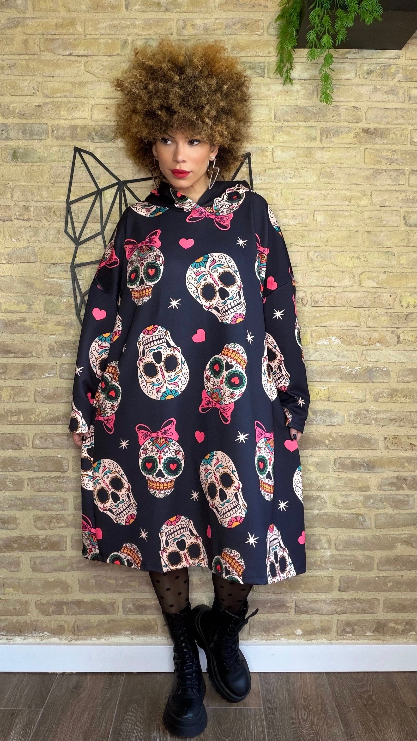 Vestido Calaveras Maxi