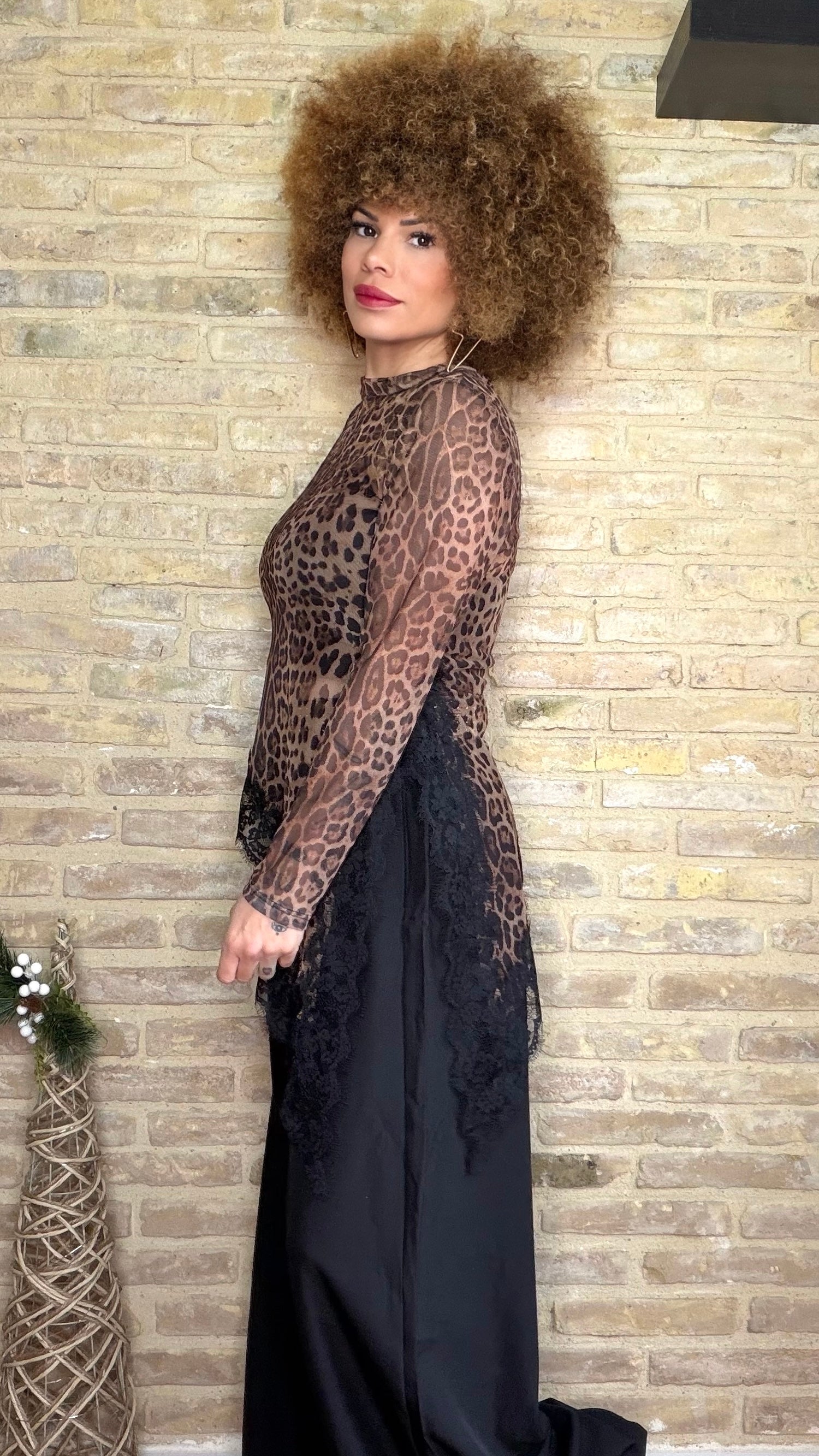 Camiseta Gasa Asimétrica Print