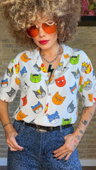 Camisa Gatos Súper Héroes UNISEX
