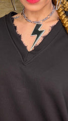 Sudadera Asimétrica / Lencera