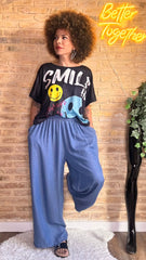 Pantalón Vaquero Palazzo