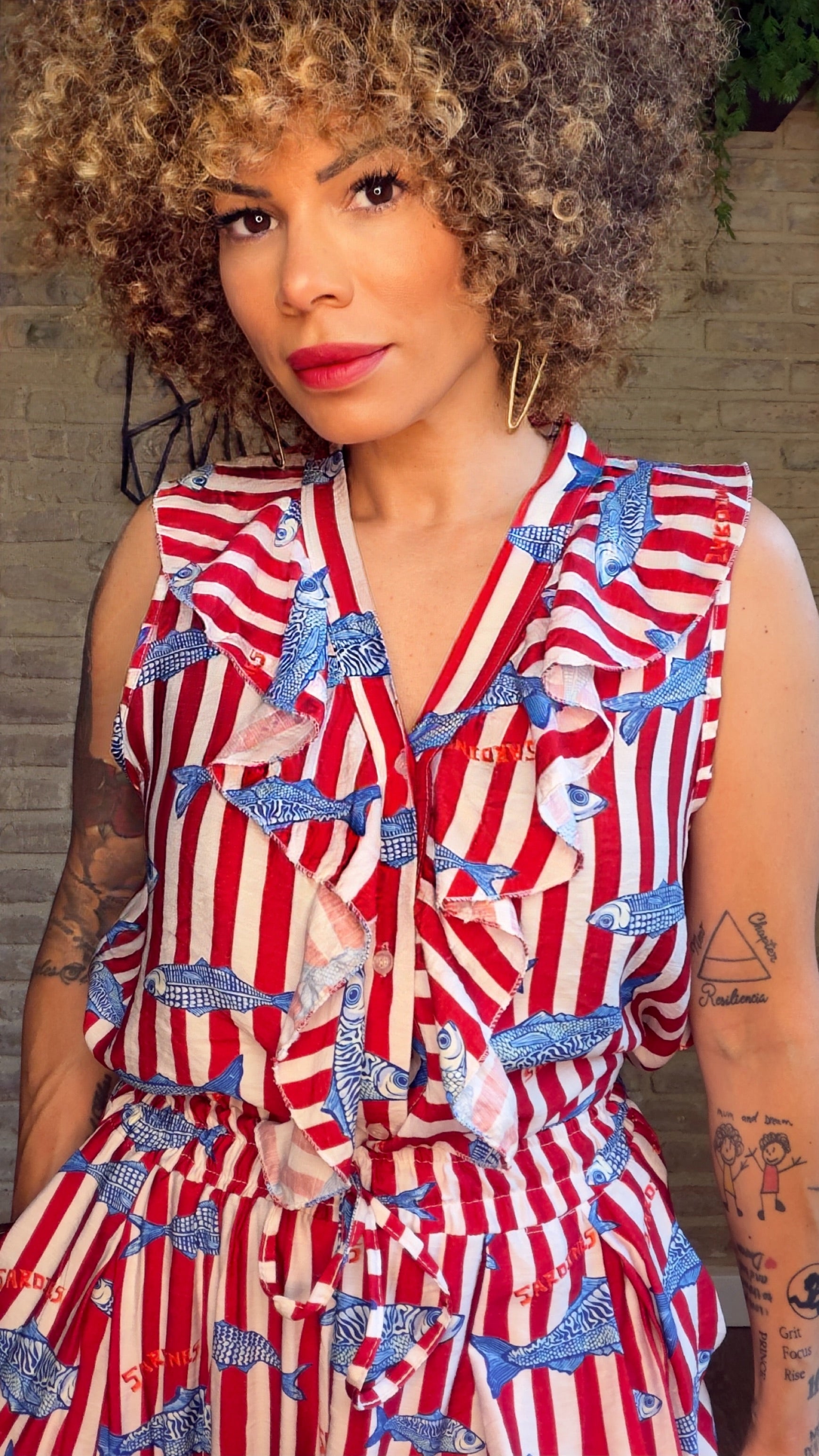 Camisa Volante Sardina