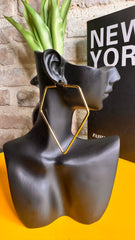 Pendientes Diamante Acero DORADO