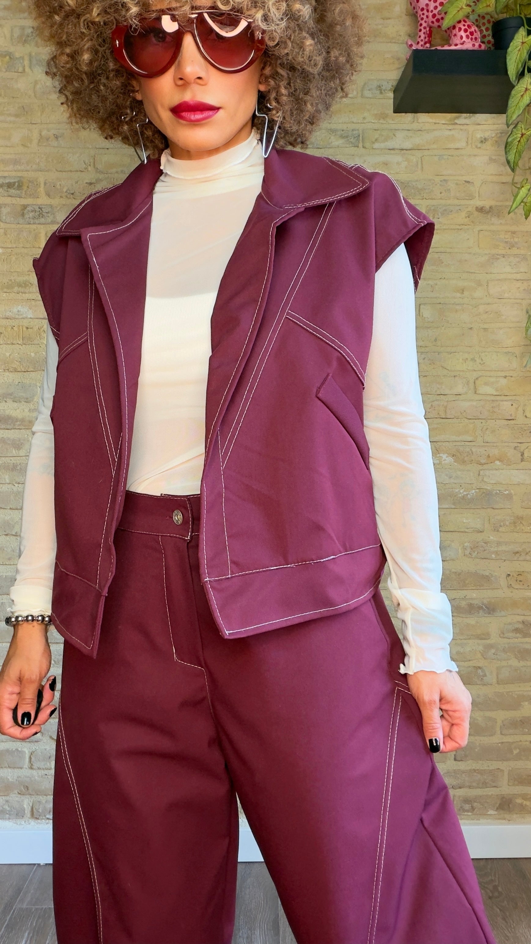 Conjunto Pespunte Buganvilla