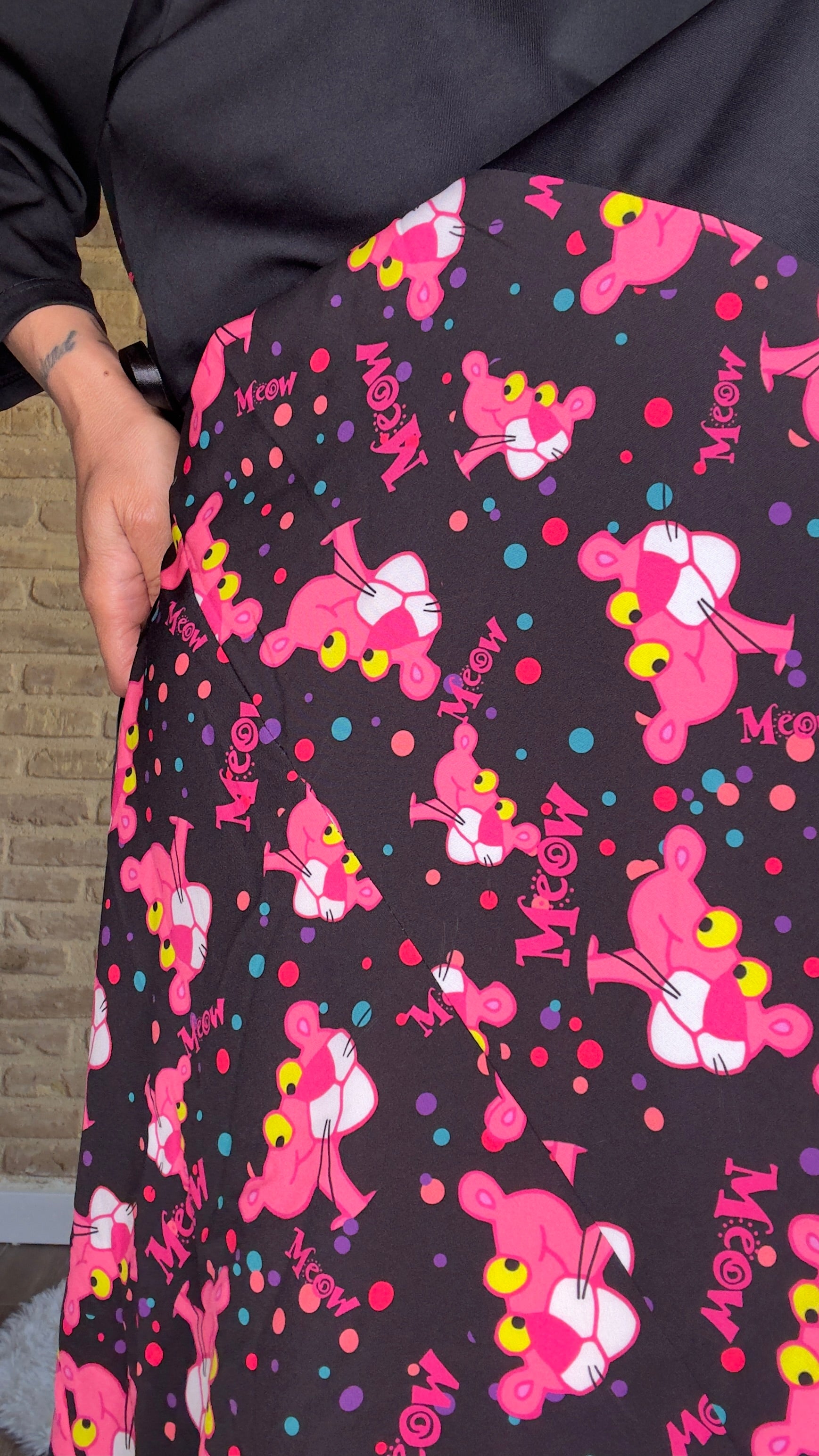 Vestido Pantera Rosa