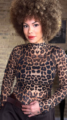 Camiseta Gasa Leopardo