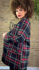 Americana Tartán Azul