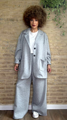 Traje Maxi Raya Gris