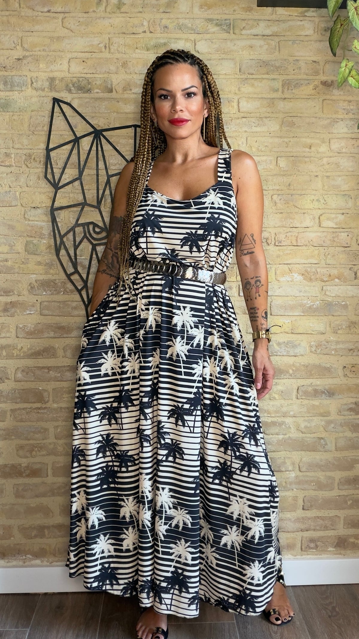 Vestido Palmeras