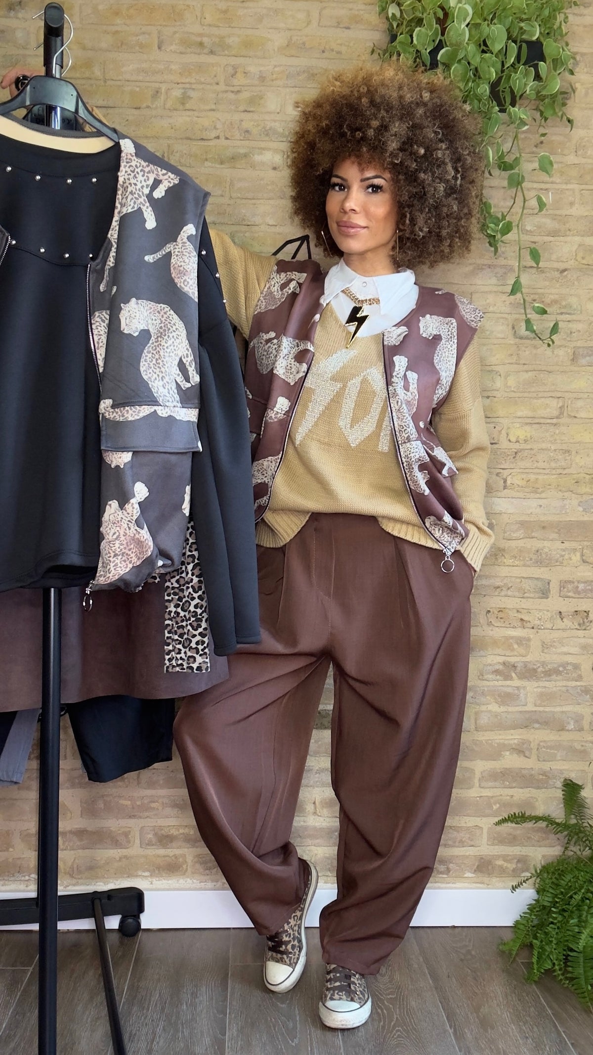 Pantalón Balloon MAXI Choco