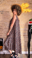 Vestido Fluido Leopardo