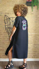 Vestido Camisero Gato Madness - Exclusivo LOOFRO