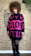 Vestido Letras Fucsia