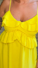 Vestido Fluido Amarillo