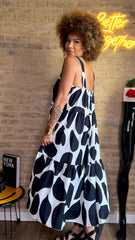 Vestido Black/White