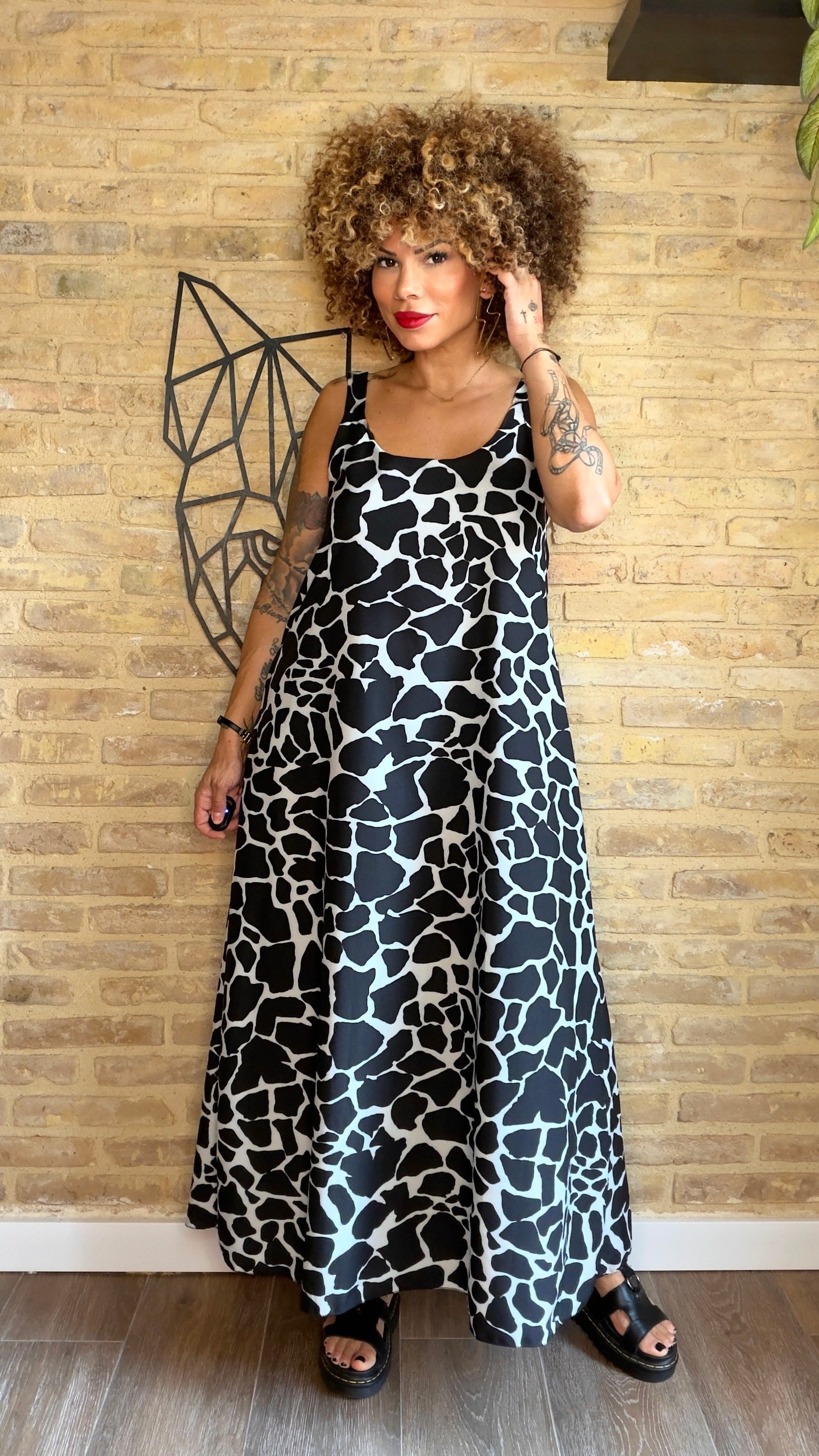 Vestido Largo Jirafa