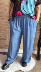 Pantalón Vaquero Palazzo