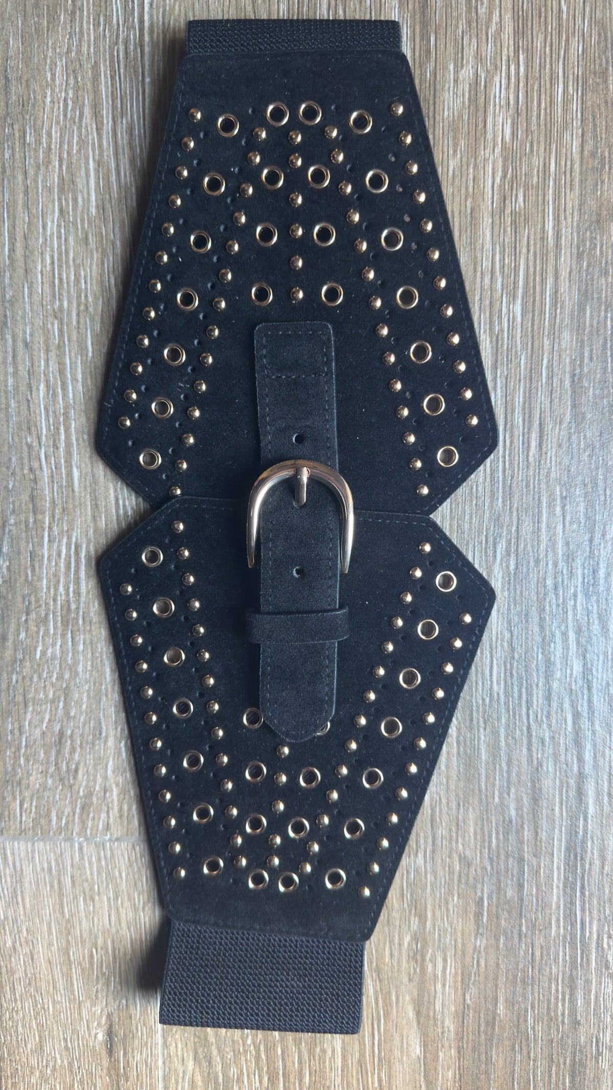 Cinturón Fajín Tachuelas Doradas