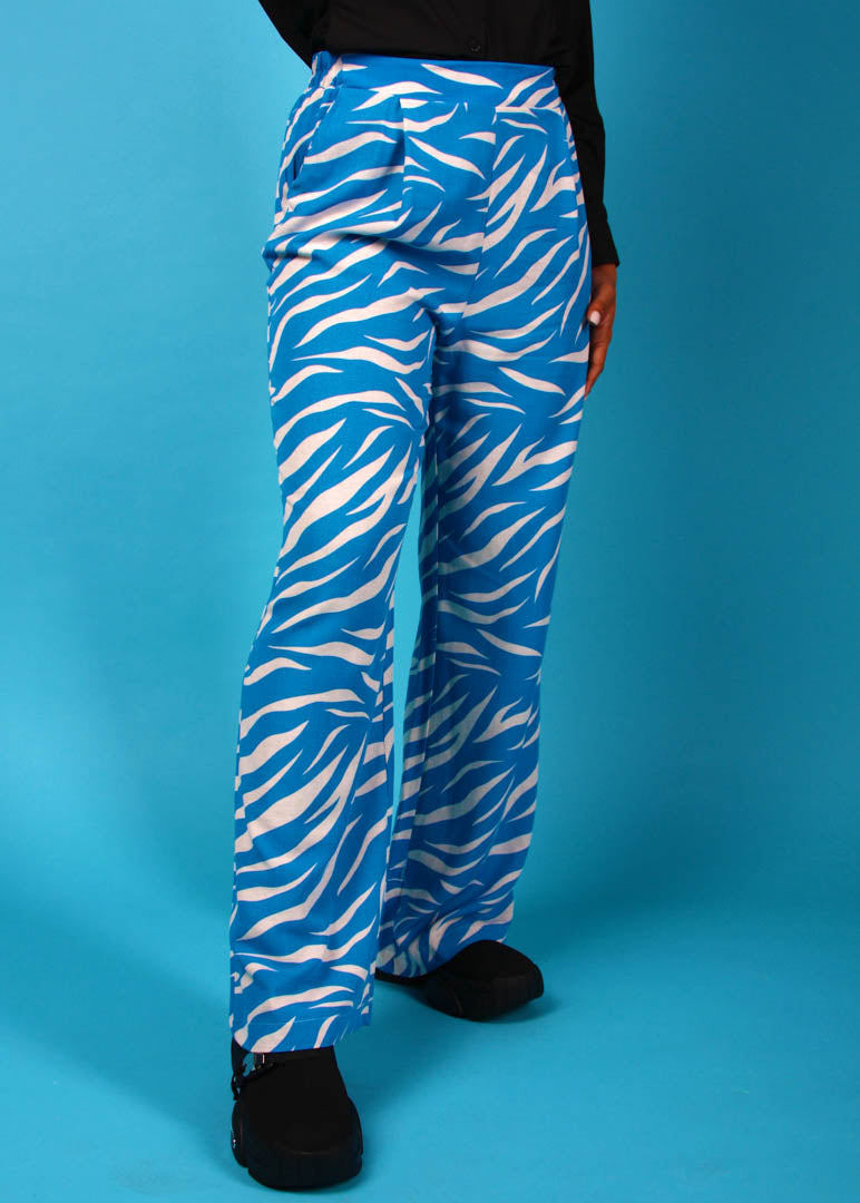 Pantalón Zebra Azul