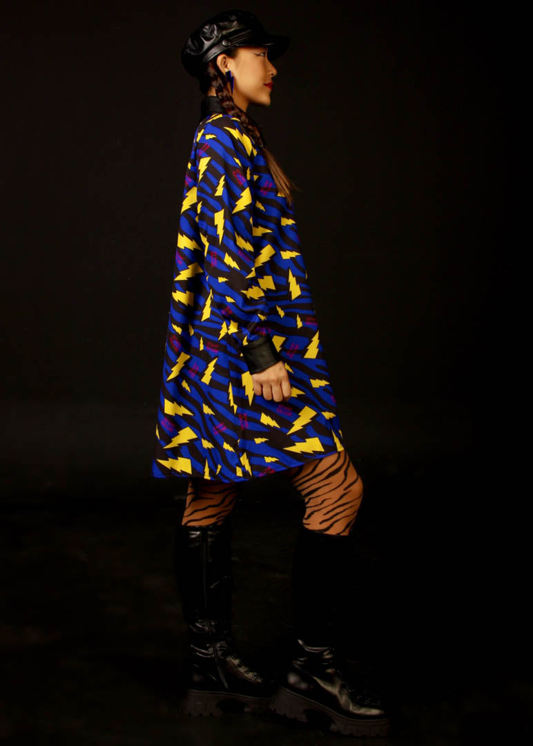 Vestido Camisero Rayos