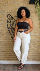 Pantalón Denim Tachuela Estrella