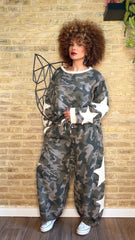 Pantalón Army Estrellas