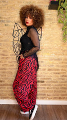 Pantalón Zebra Rojo